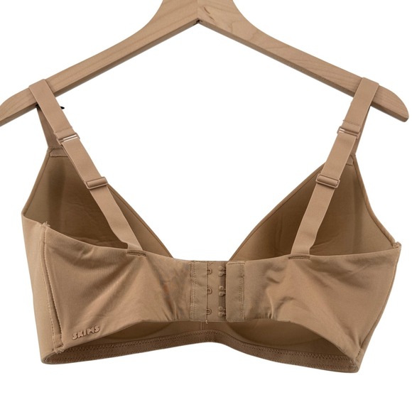 Skims‎ Wireless Form T-Shirt Demi Bra Ochre Nude 38DDD Molded Cups Adjustable - Picture 3 of 10